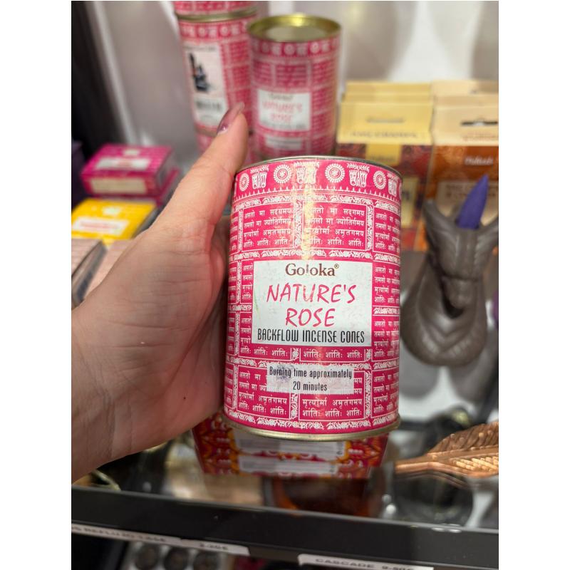 Conos Incienso Goloka Nature's Rose
