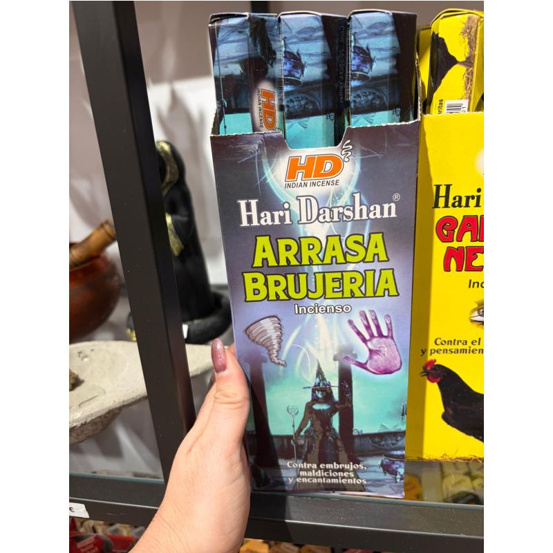 Incienso Hari Darshan Arrasa brujeria (Contra embujos, maldiciones y encantamientos)