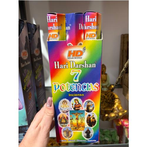 Incienso Hari Darshan 7 potencias (Amor, salud, dinero y suerte)