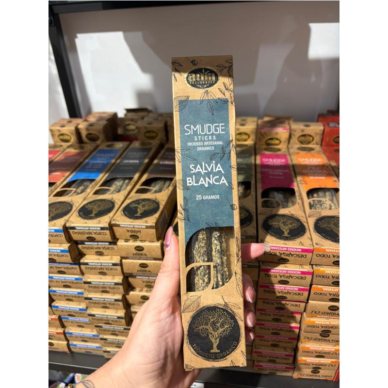 Incienso Smudge Salvia blanca