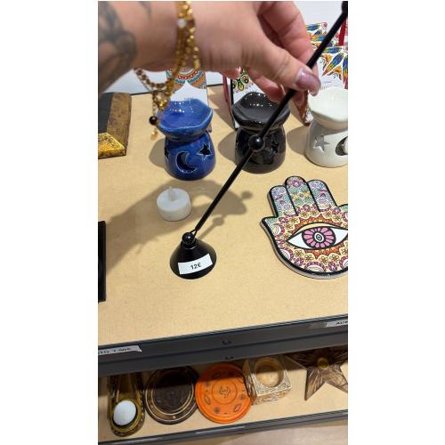 Apagador de vela de hierro