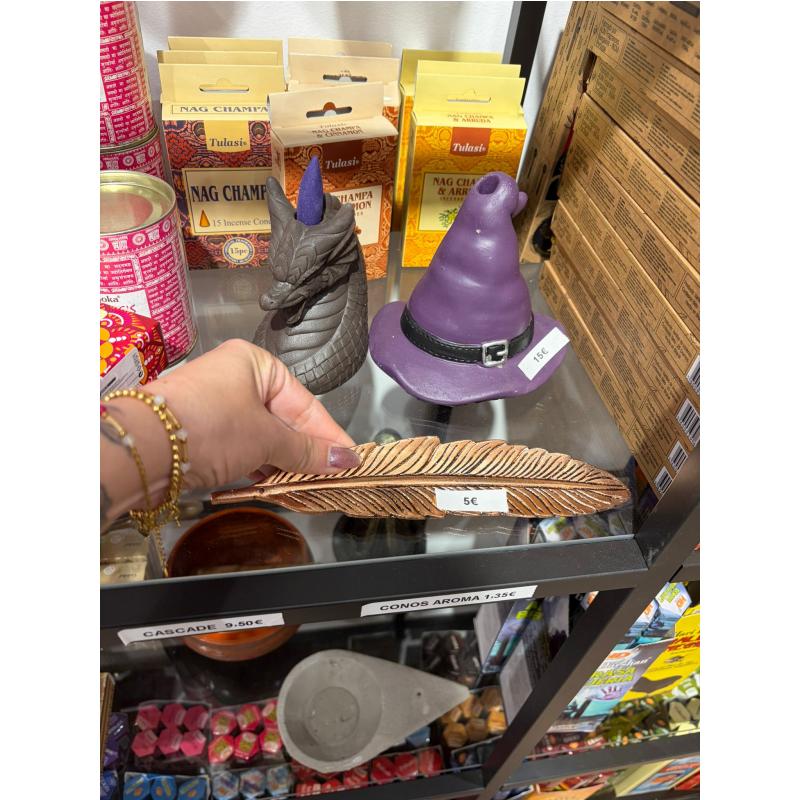 Quemador de incienso hoja metálica