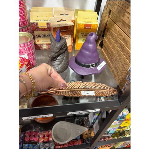 Quemador de incienso hoja metálica